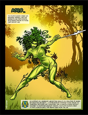 Agro Vortex Universe Comic Book Character