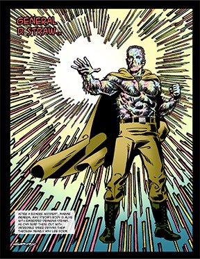 General D. Straw Vortex Universe Comic Book Character