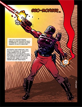 Geo Monger Vortex Universe Comic Book Character