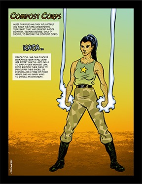 Kata Vortex Universe Comic Book Character